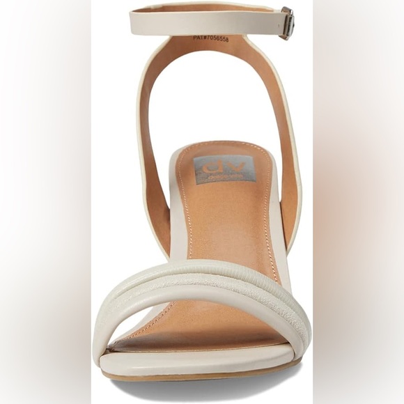 🖤❤️ DV Dolce Vita Women's Fleck Heeled Sandal Size 6.5 Ivory color - Picture 2 of 5